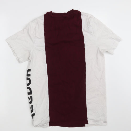 Reebok Mens White    T-Shirt Size M