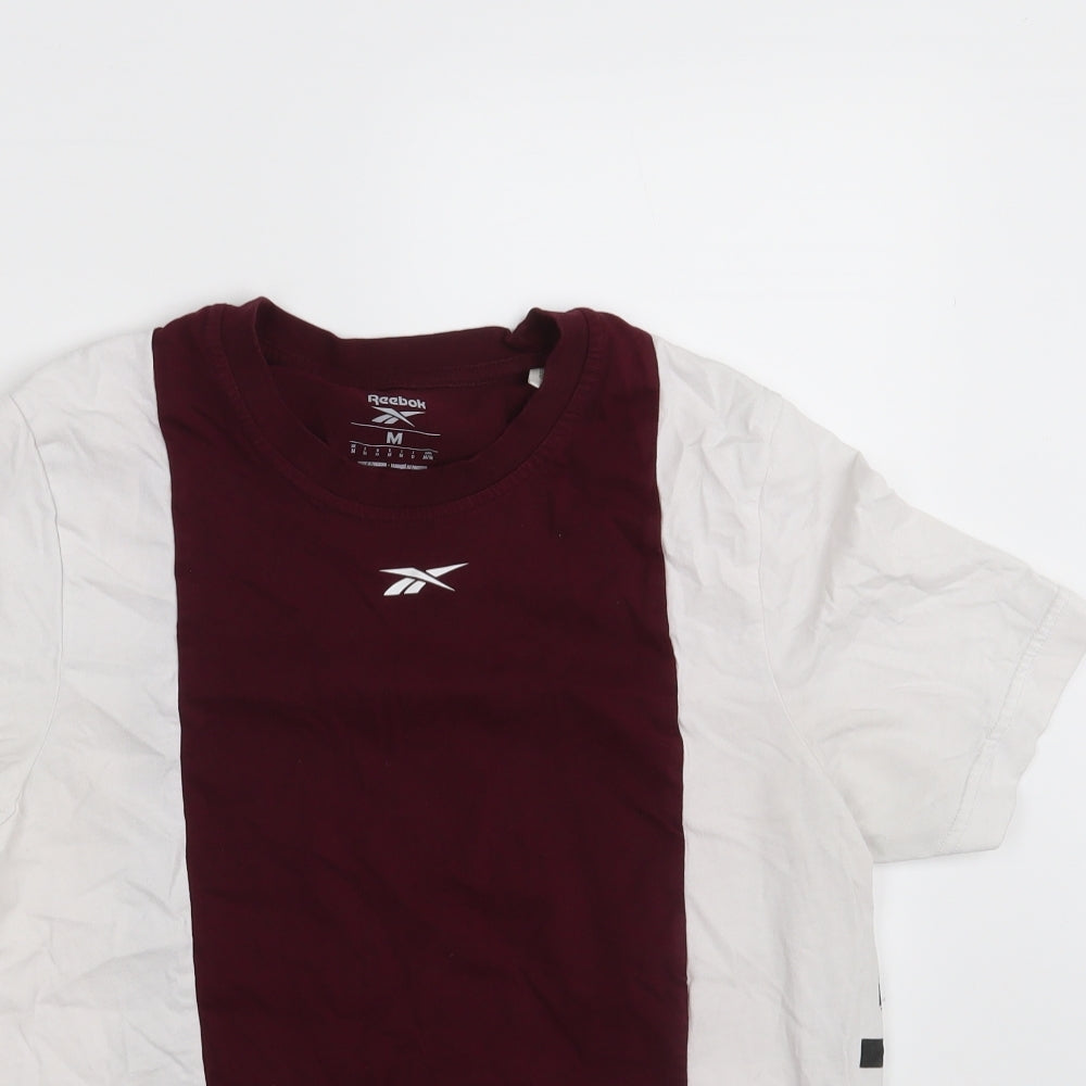 Reebok Mens White    T-Shirt Size M