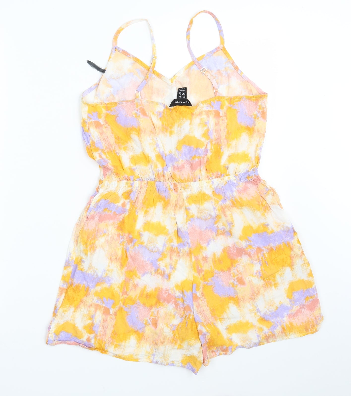 New Look Womens Multicoloured Batik  Jumpsuit One-Piece Size 12