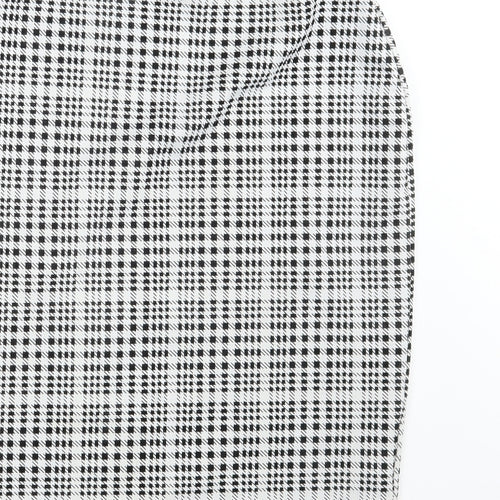 Missguided Womens White Fair Isle  Straight & Pencil Set Size 8