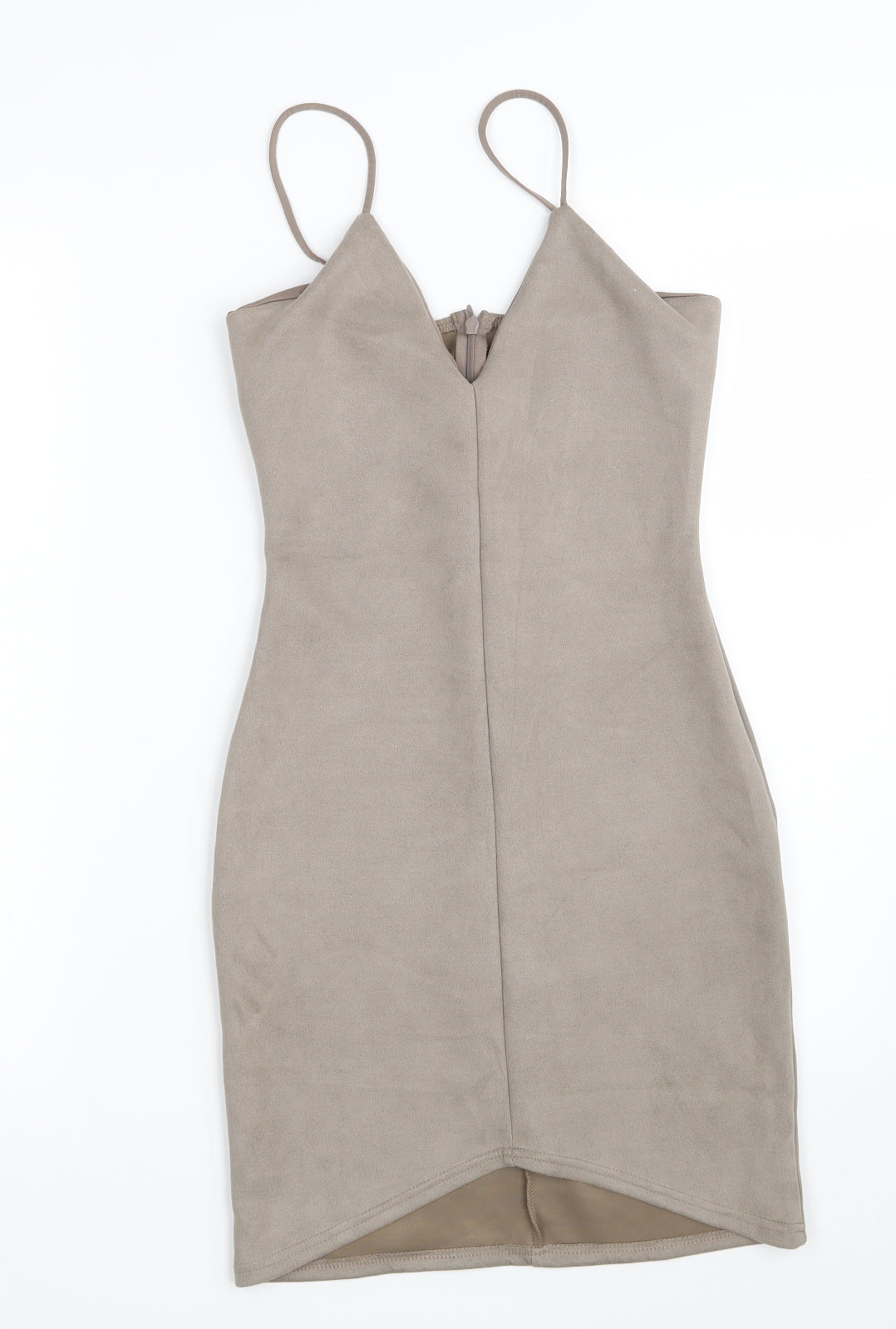Missguided Womens Beige   Fit & Flare  Size 8