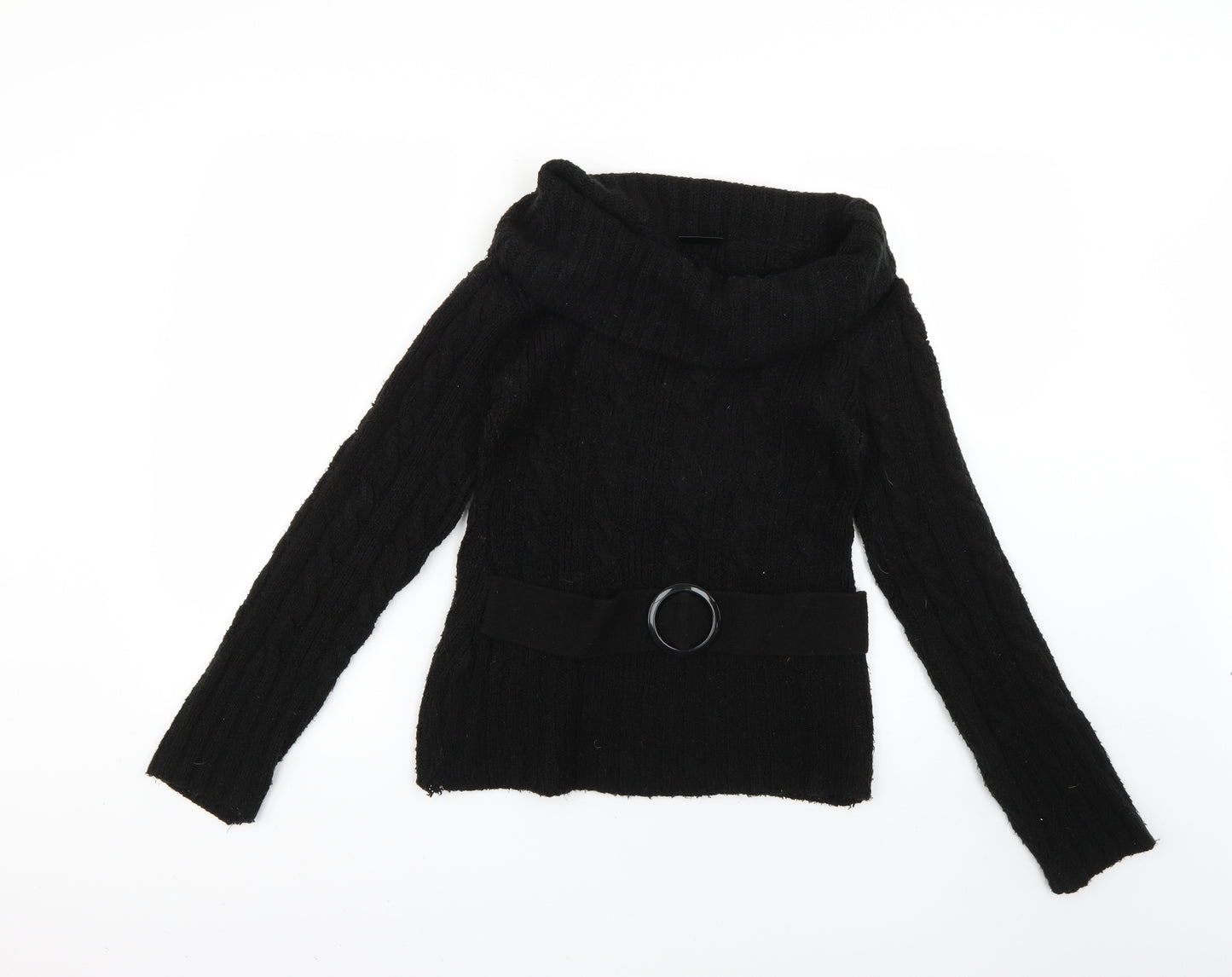 Angel Womens Black   Pullover Jumper Size M