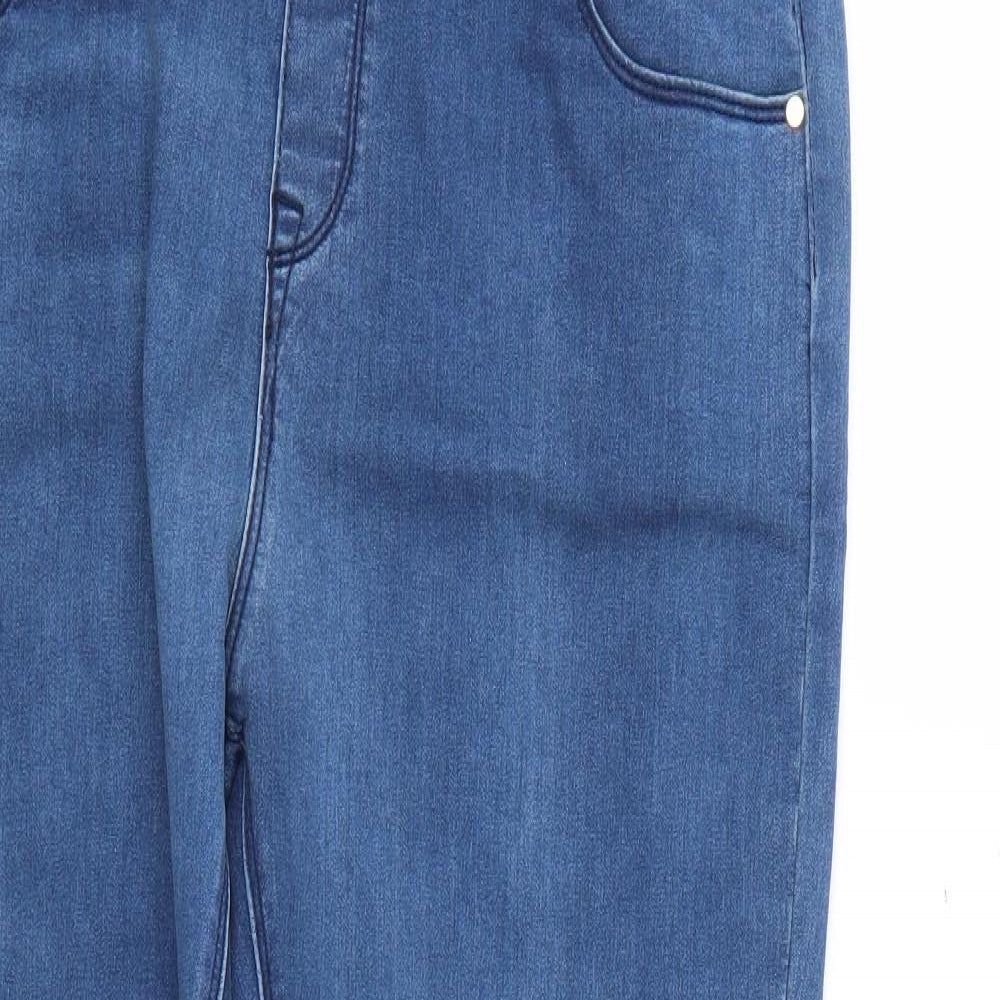 Peacocks Womens Blue   Jegging Jeans Size 18 L28 in