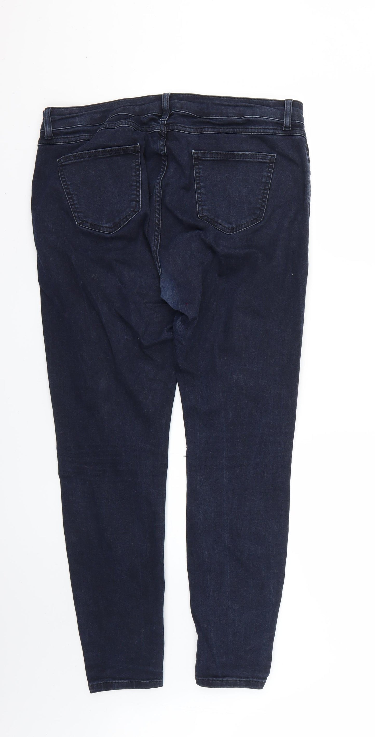 Marks and Spencer Womens Blue   Skinny Jeans Size 16 L26 in