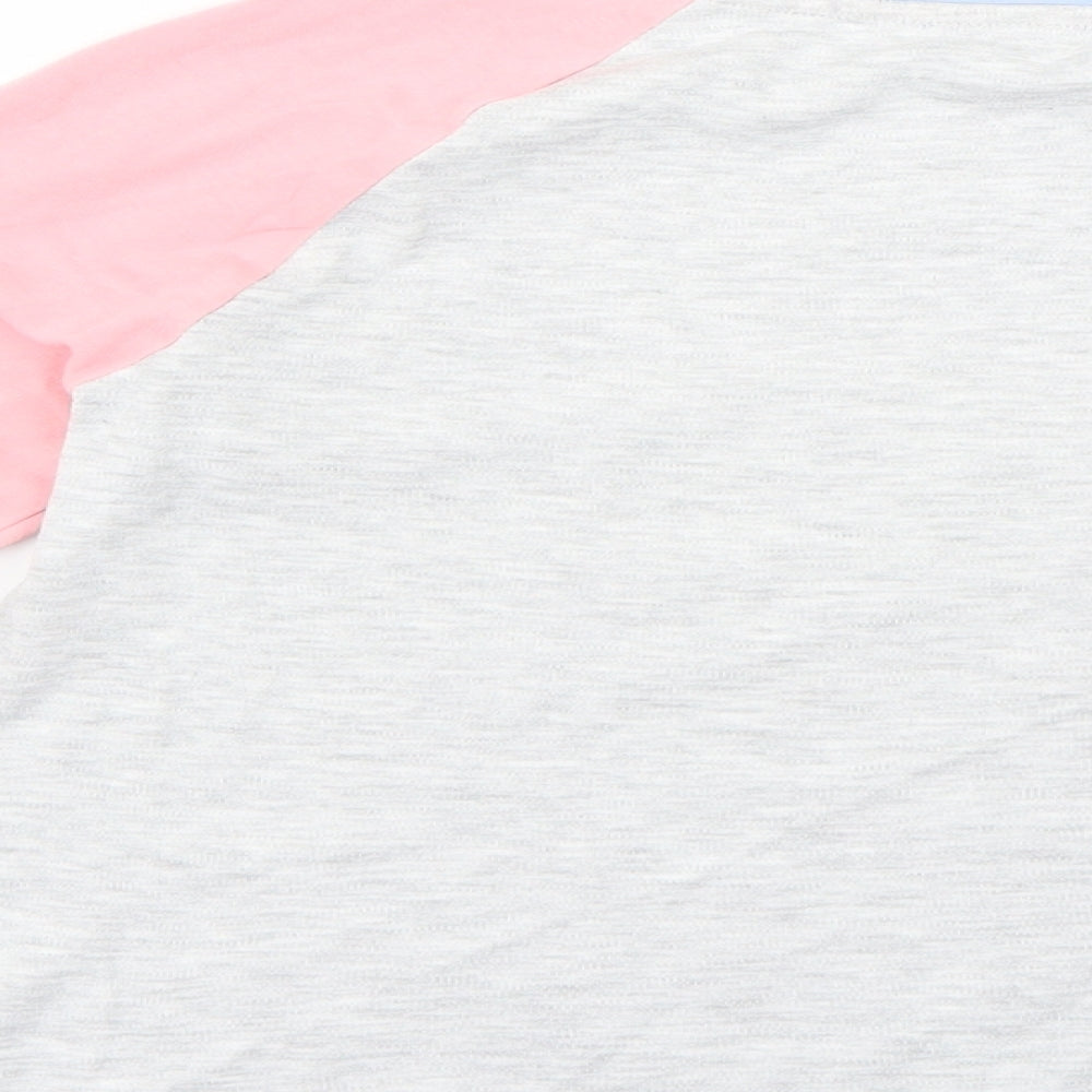 George Girls Multicoloured Geometric  Basic T-Shirt Size 11-12 Years