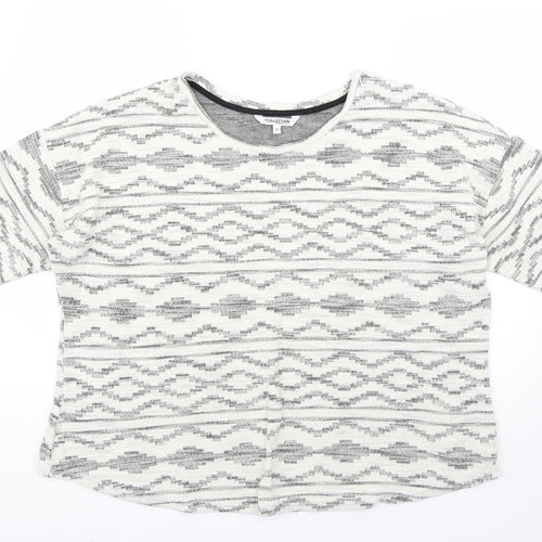 Debenhams Womens Multicoloured Geometric  Pullover Jumper Size 20