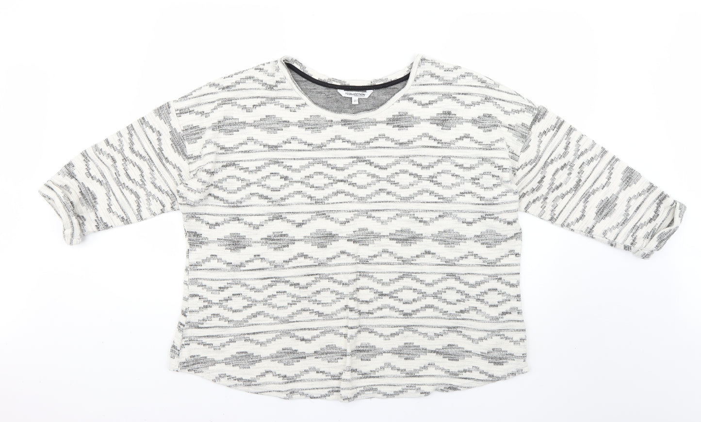 Debenhams Womens Multicoloured Geometric  Pullover Jumper Size 20