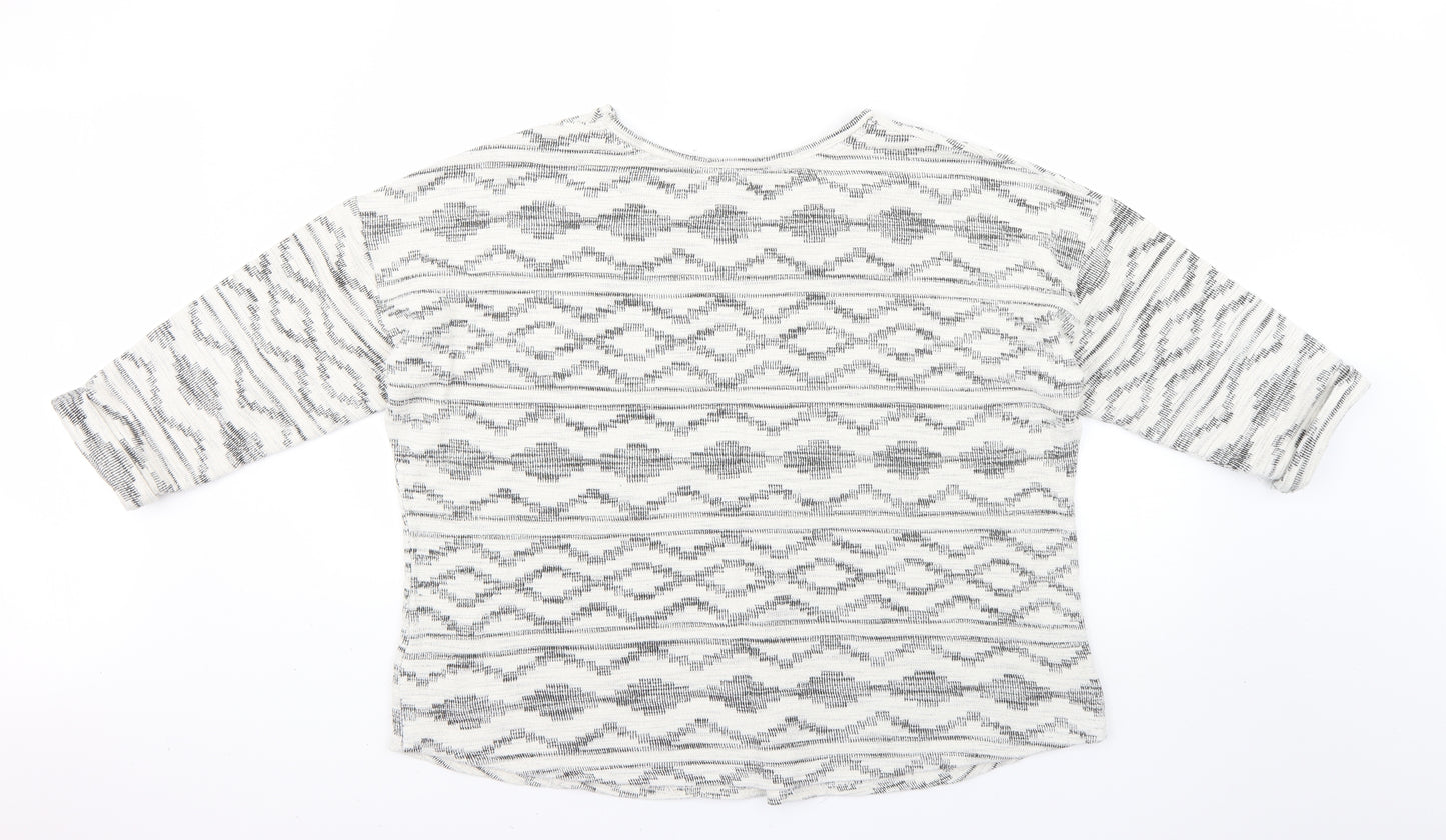 Debenhams Womens Multicoloured Geometric  Pullover Jumper Size 20