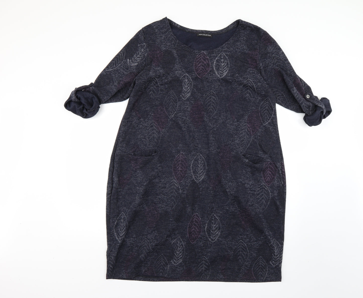 new collection Womens Blue Geometric  Jumper Dress  Size 12