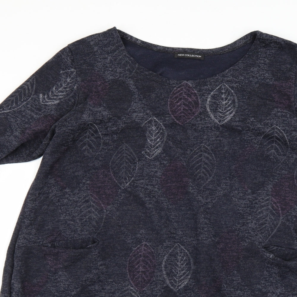 new collection Womens Blue Geometric  Jumper Dress  Size 12