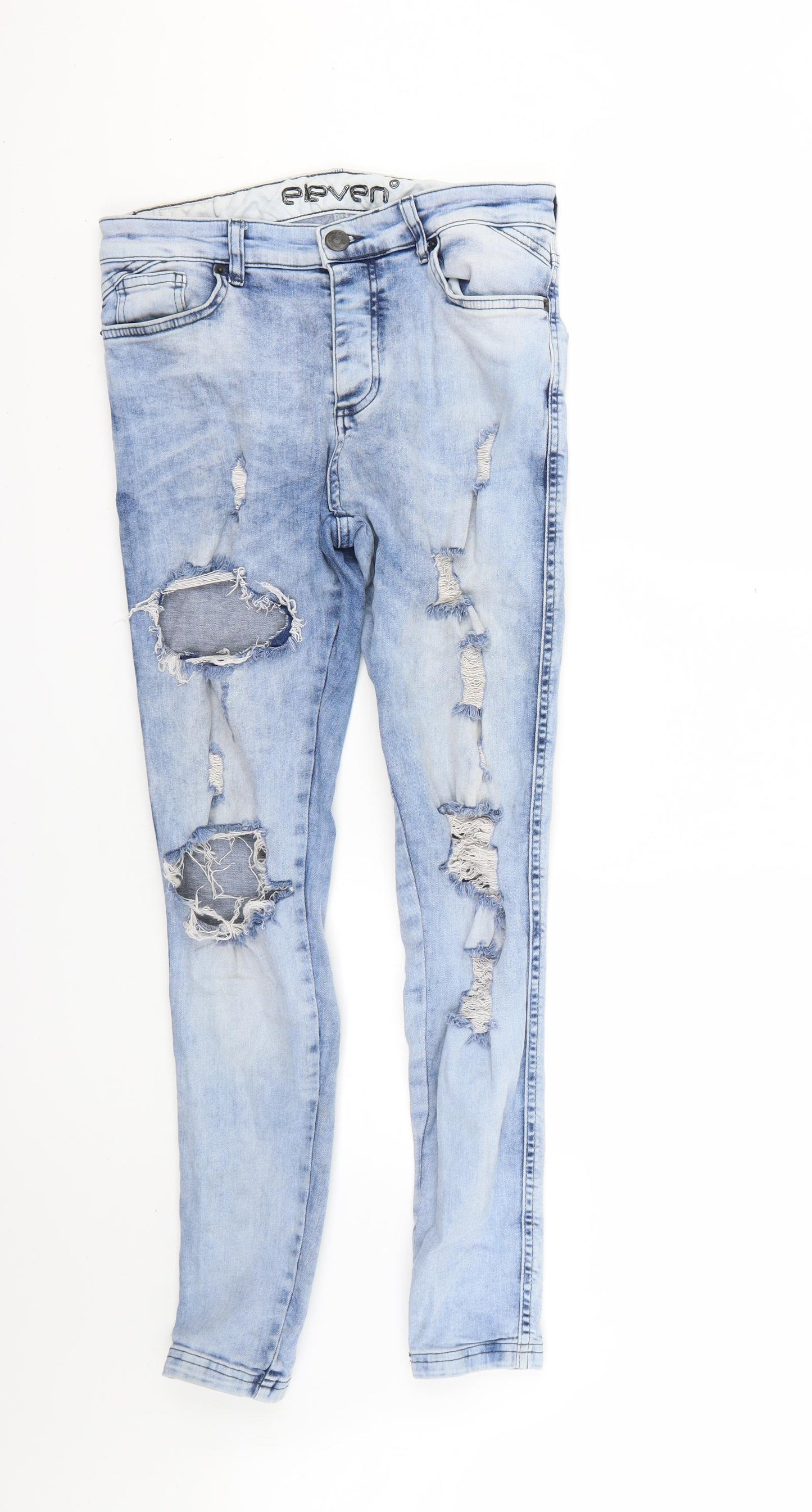 Eleven Mens Blue   Skinny Jeans Size 30 L27 in