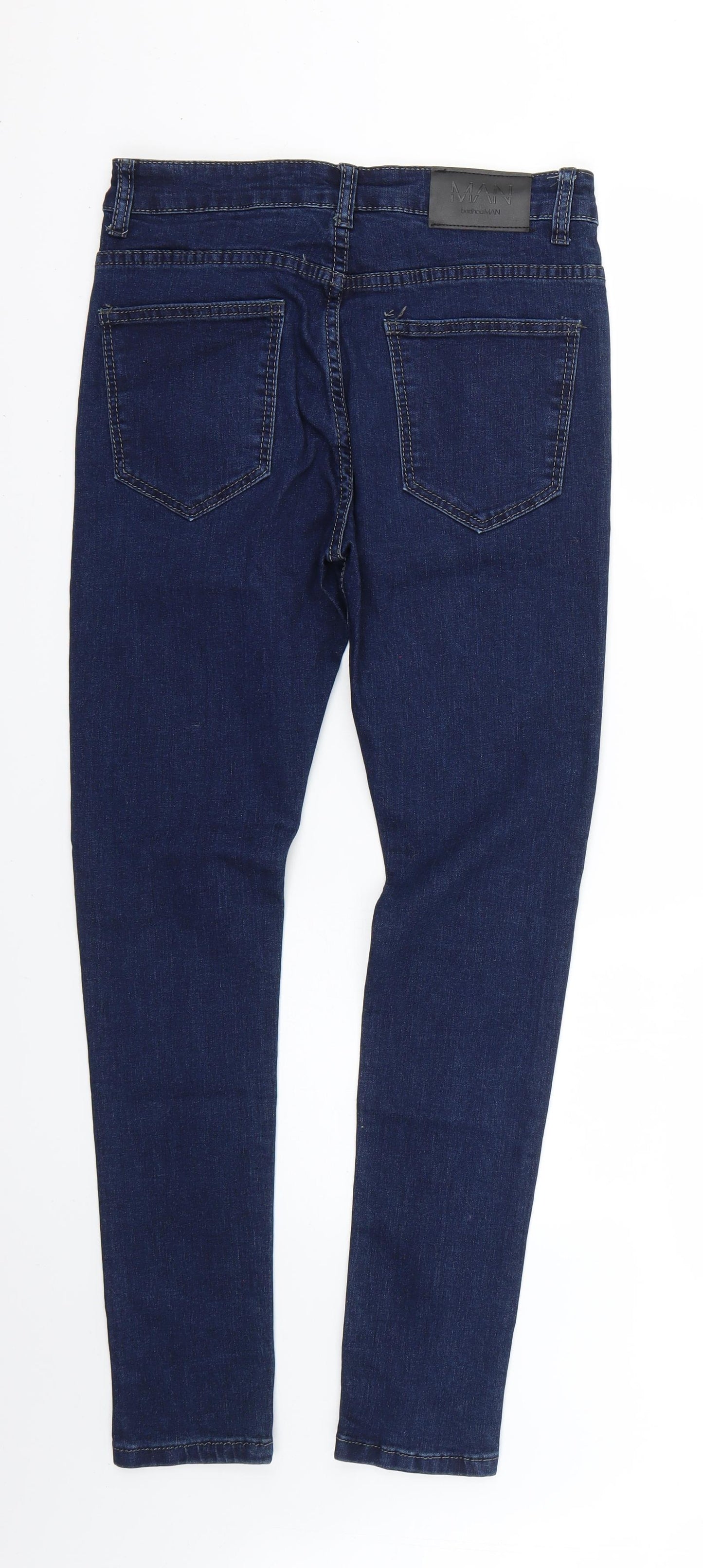 Boohoo Mens Blue   Skinny Jeans Size 30 L28 in