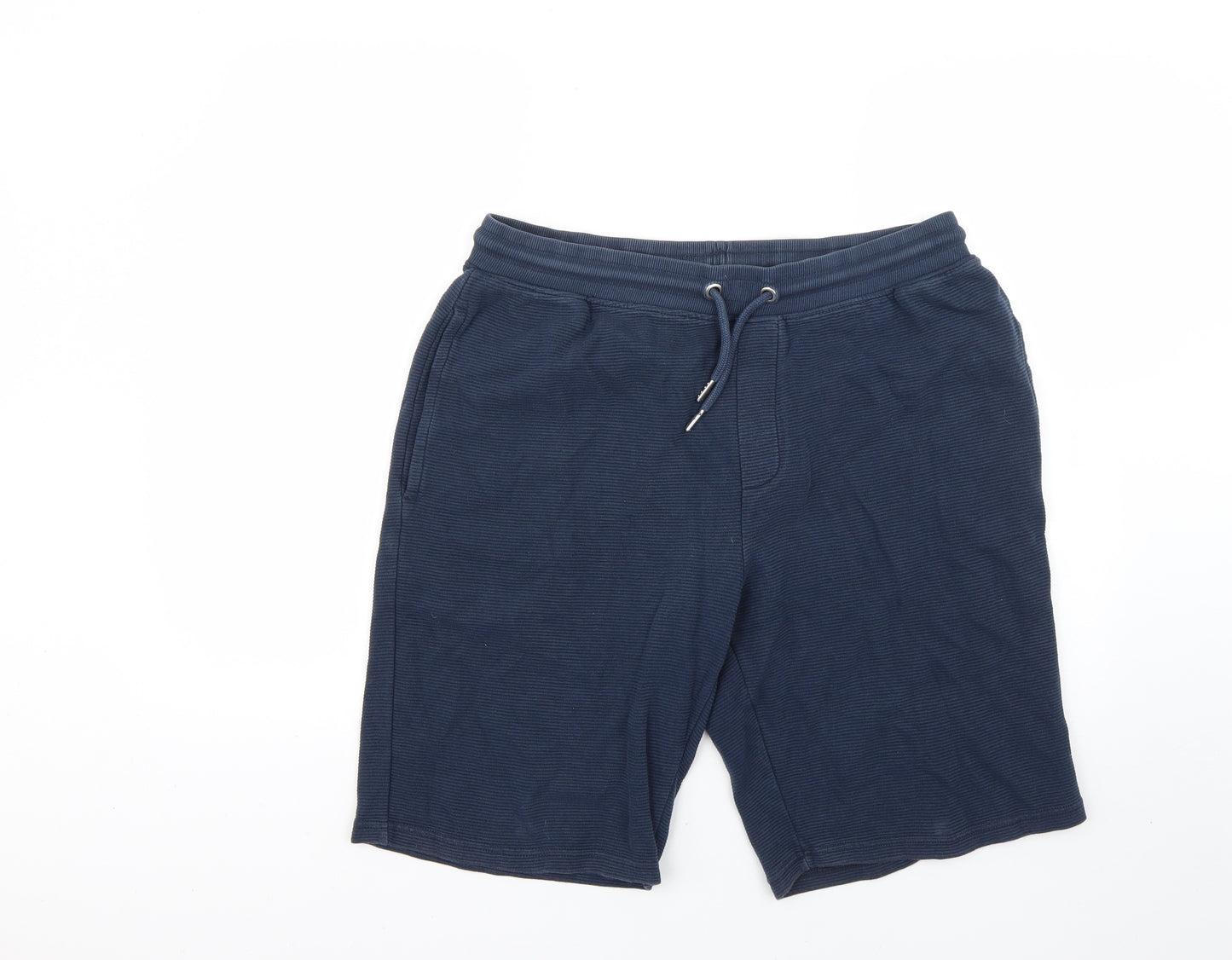 Nutmeg Mens Blue   Sweat Shorts Size M