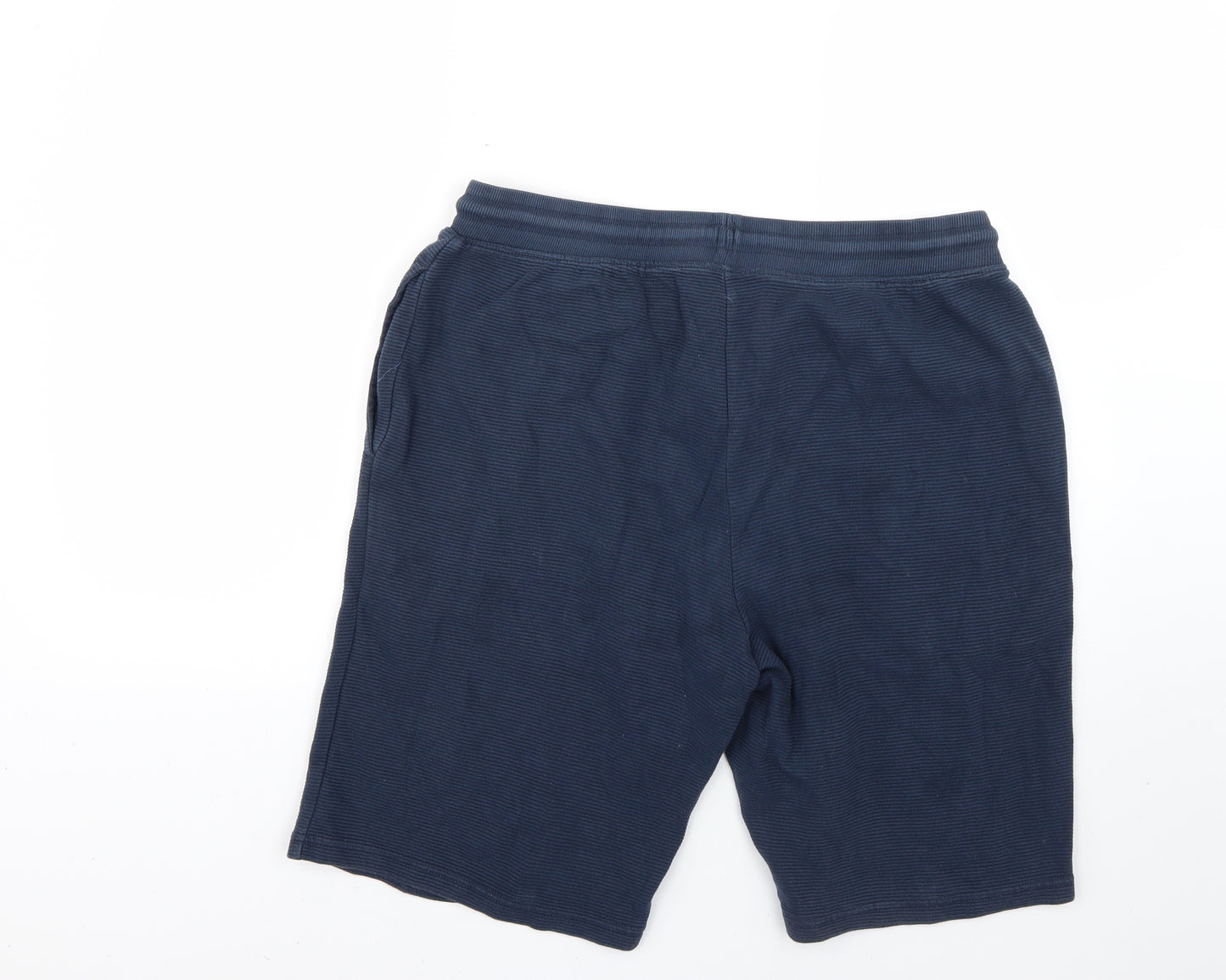Nutmeg Mens Blue   Sweat Shorts Size M