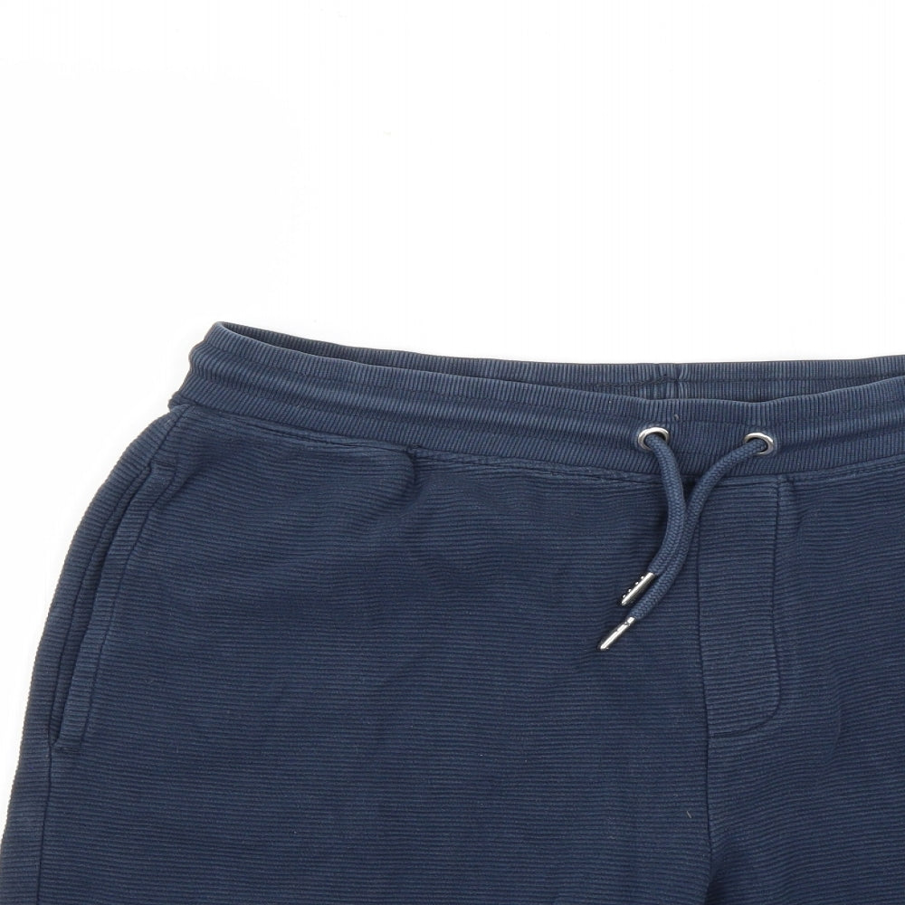 Nutmeg Mens Blue   Sweat Shorts Size M