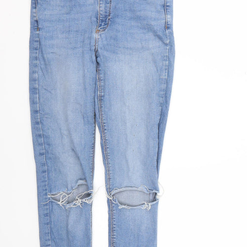Denim & Co. Womens Blue   Skinny Jeans Size 10 L26 in
