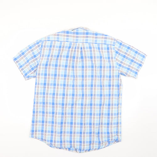 peter gribby Mens Multicoloured Check   Button-Up Size L