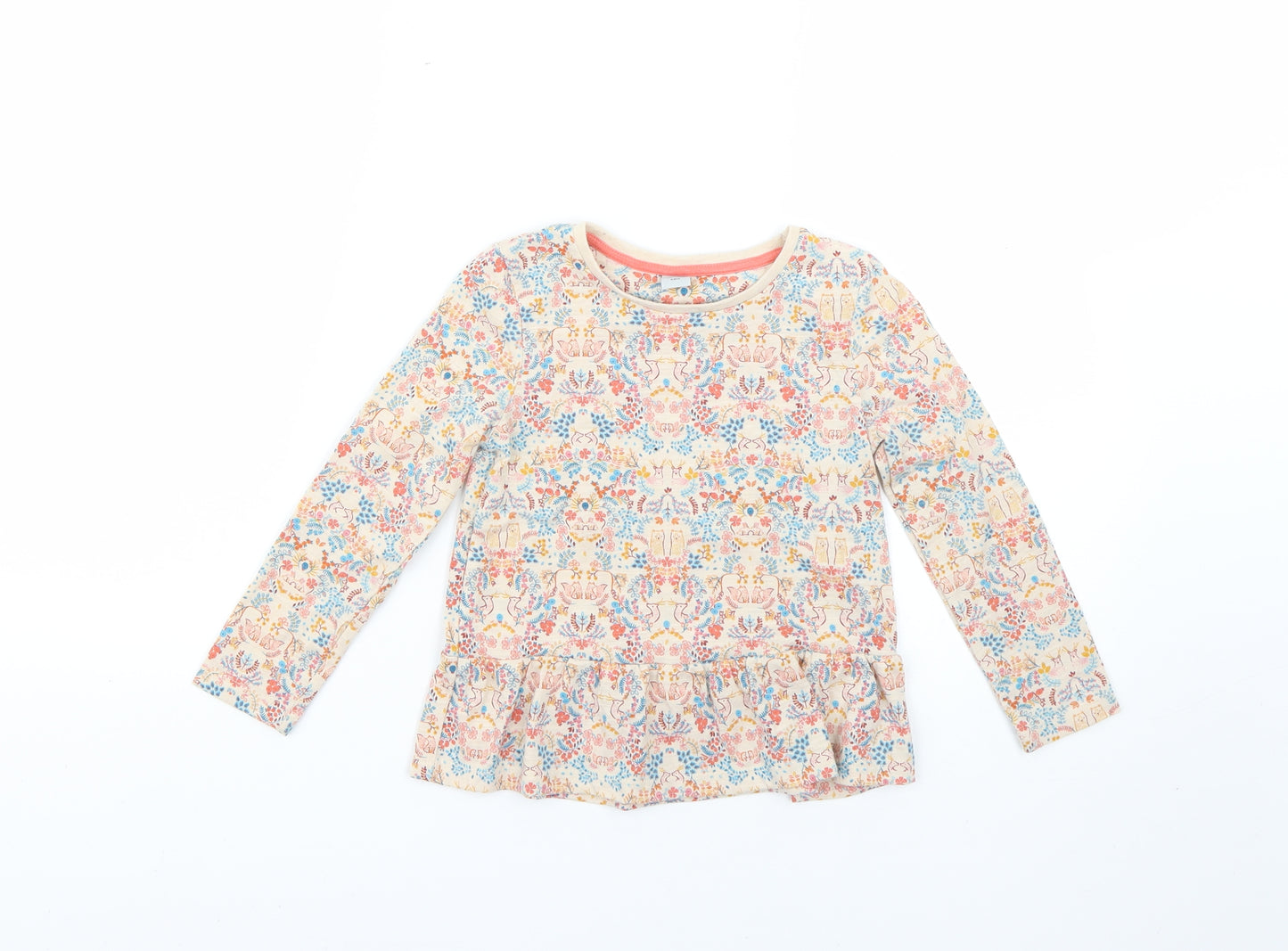 TU Girls Multicoloured Geometric  Basic T-Shirt Size 3-4 Years