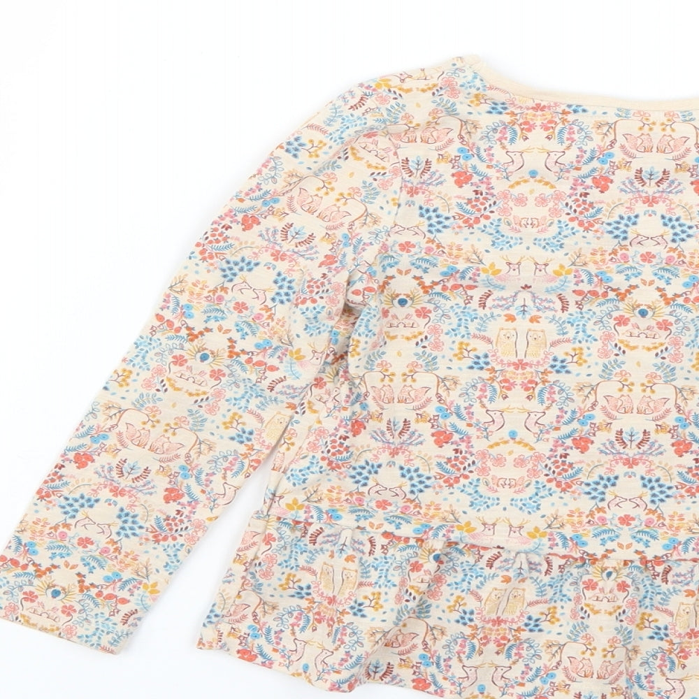 TU Girls Multicoloured Geometric  Basic T-Shirt Size 3-4 Years