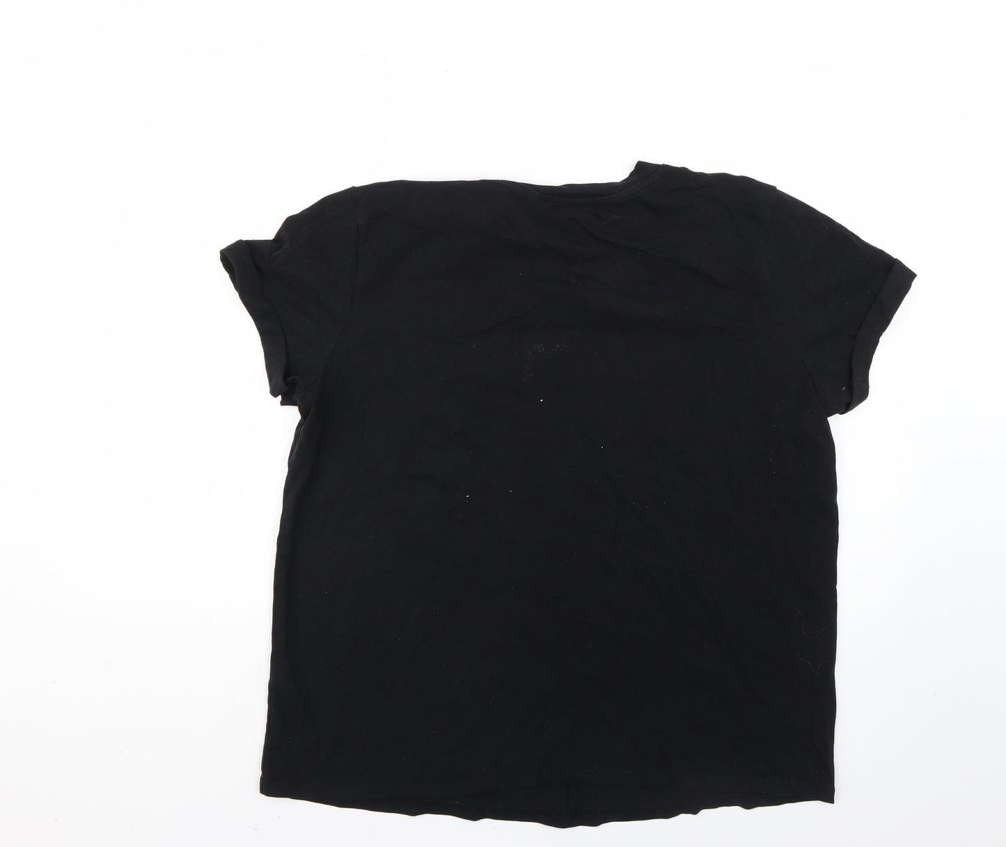 George Womens Black   Basic T-Shirt Size 18