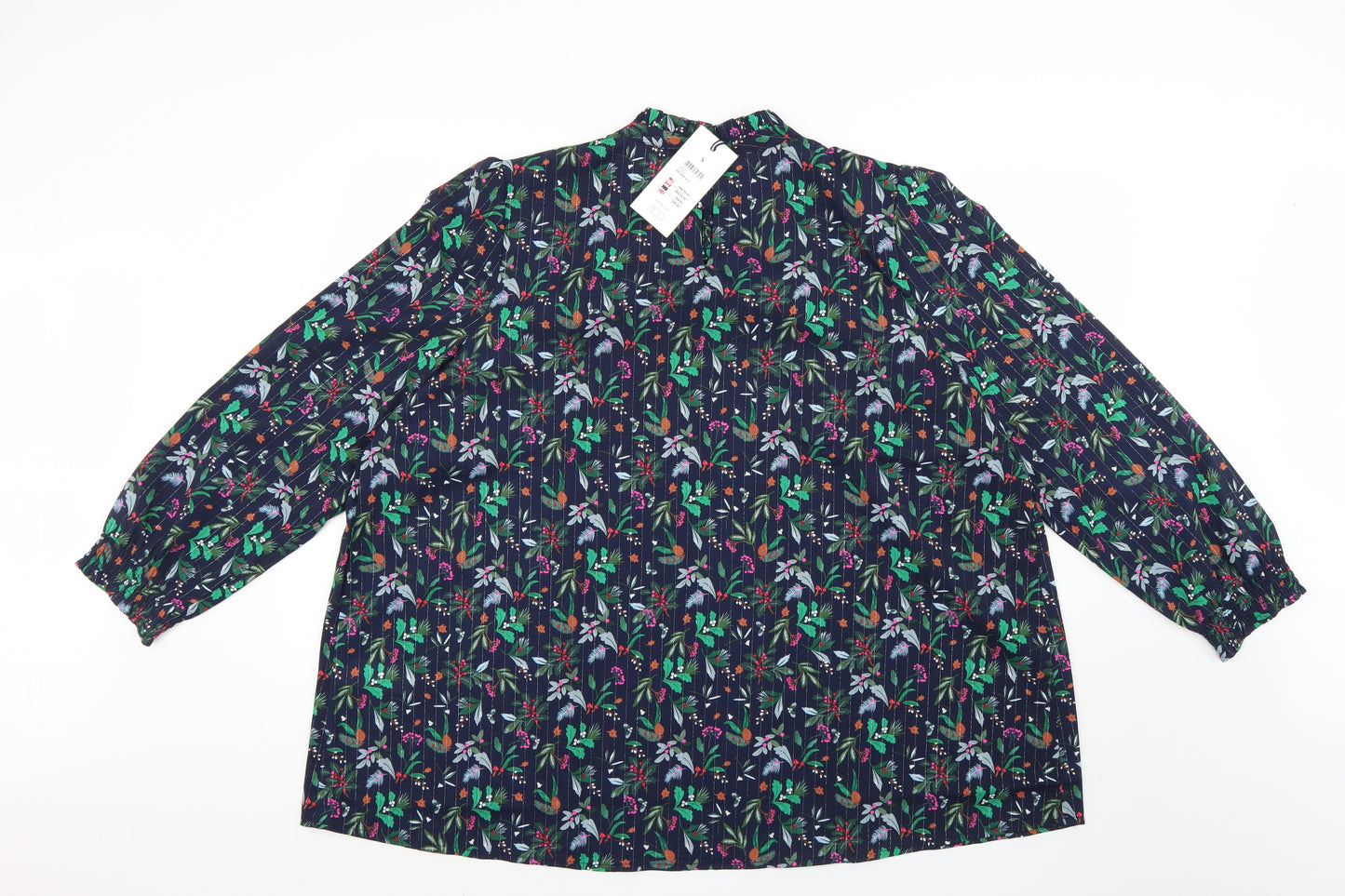 Joules Womens Multicoloured Floral  Basic Blouse Size 20
