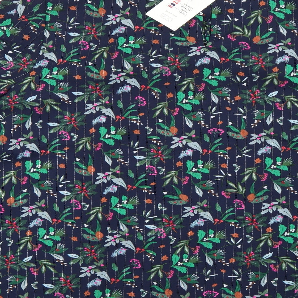 Joules Womens Multicoloured Floral  Basic Blouse Size 20