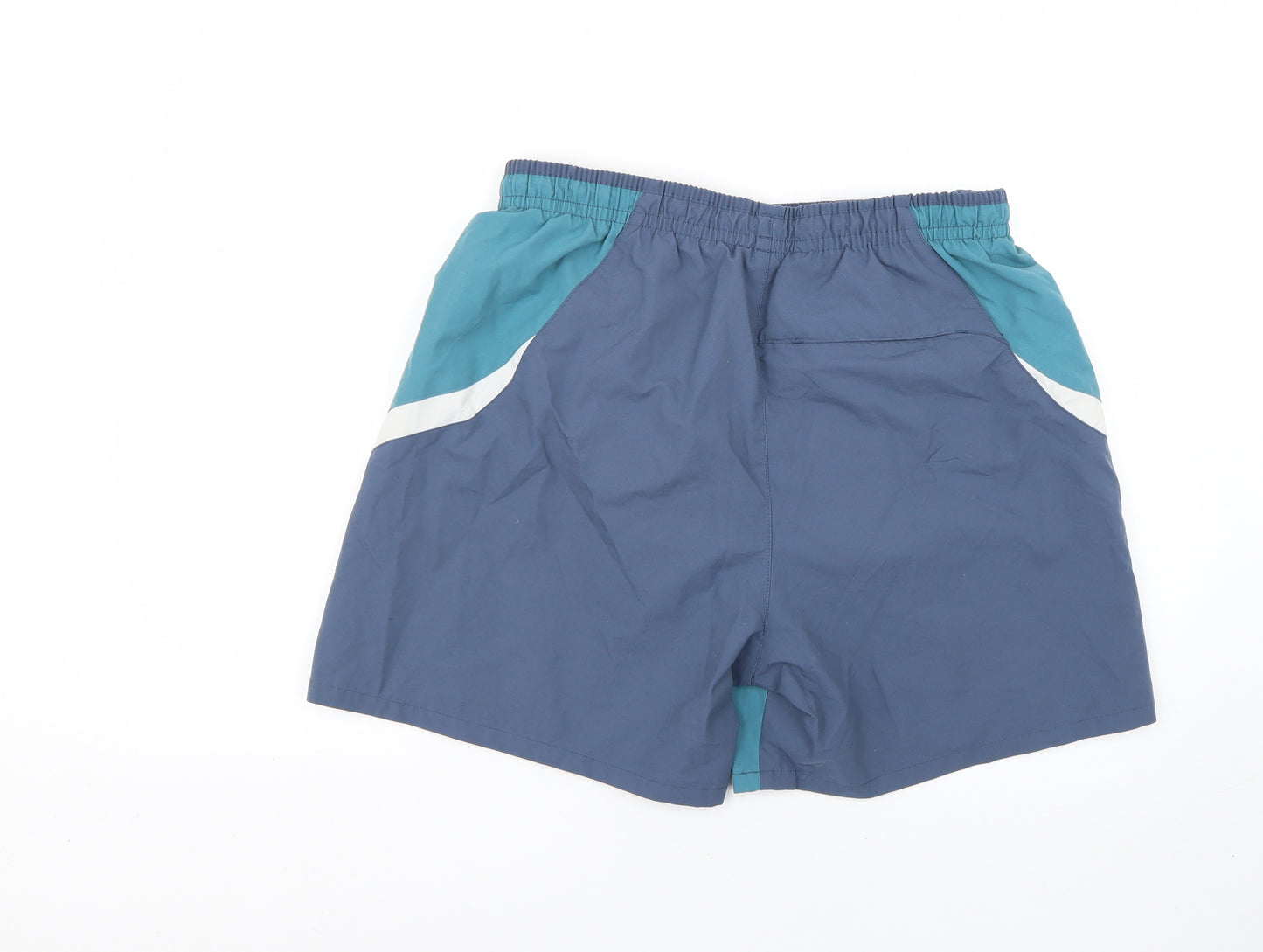 DECATHLON Mens Blue Striped  Sweat Shorts Size XL