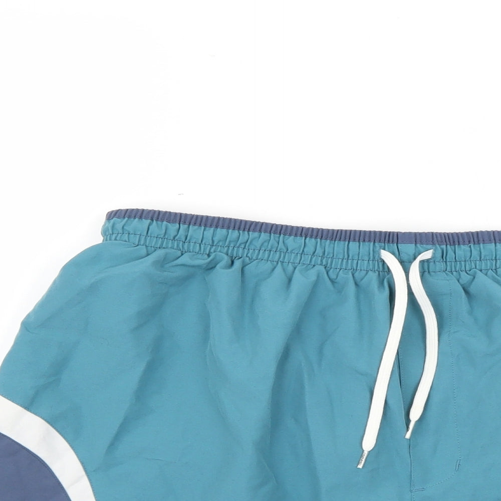 DECATHLON Mens Blue Striped  Sweat Shorts Size XL