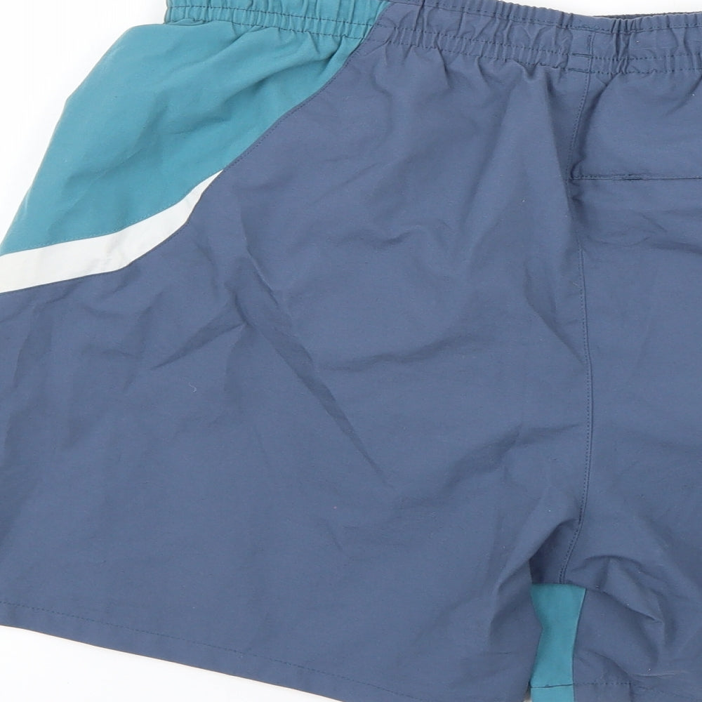 DECATHLON Mens Blue Striped  Sweat Shorts Size XL
