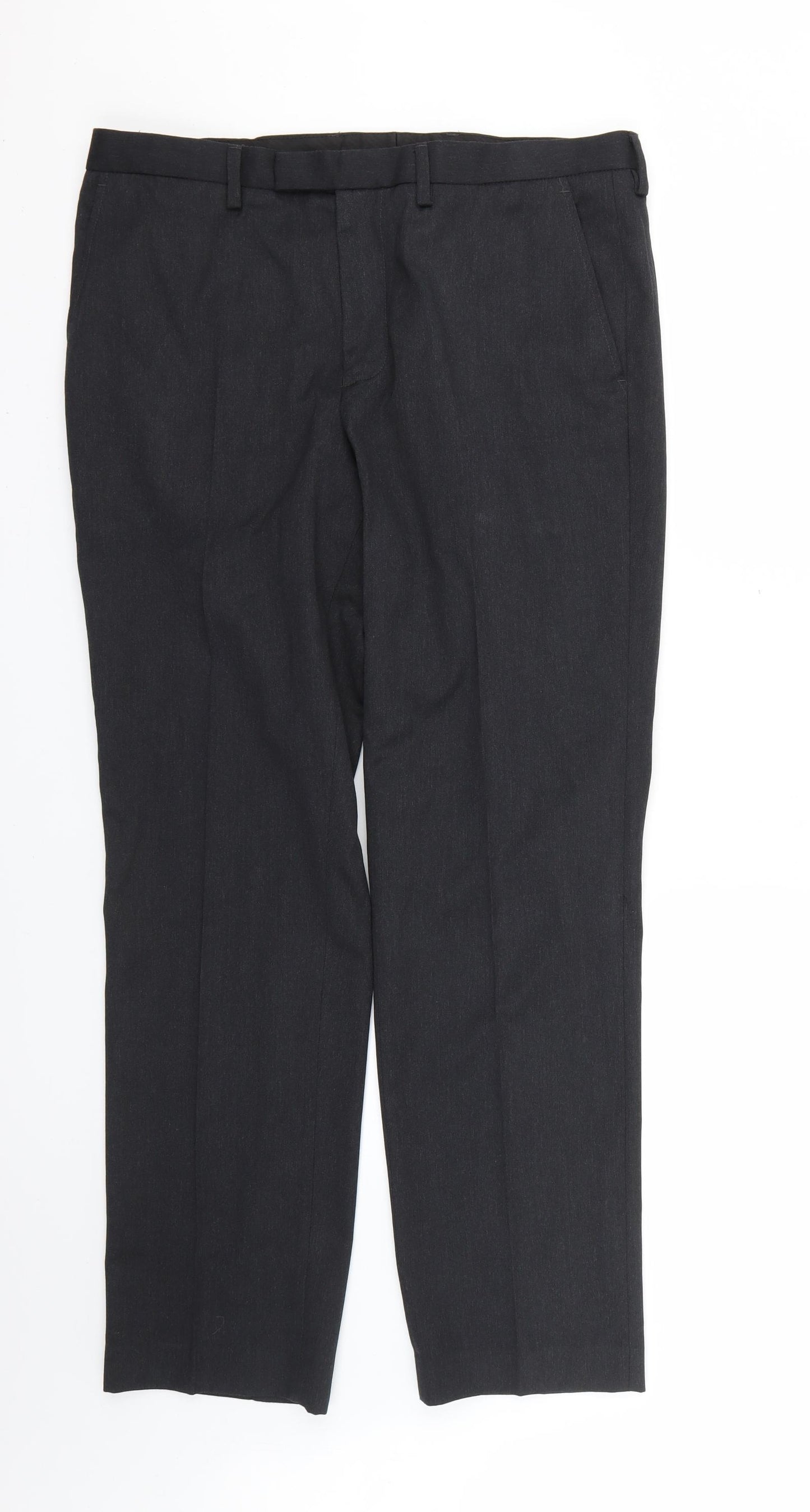 George Mens Black   Trousers  Size 36 L27 in