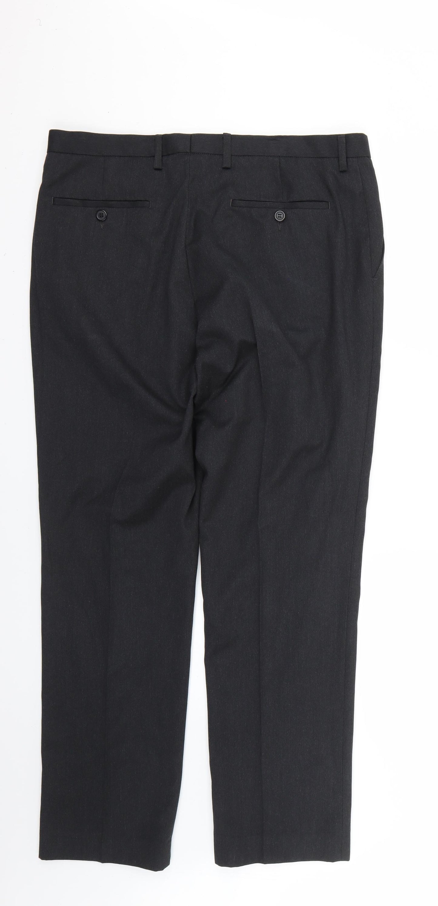 George Mens Black   Trousers  Size 36 L27 in