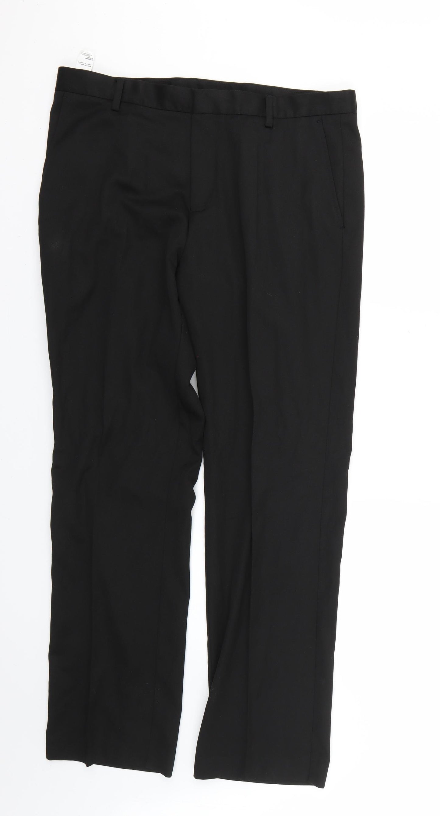 Burton Mens Black   Trousers  Size 36 L30 in