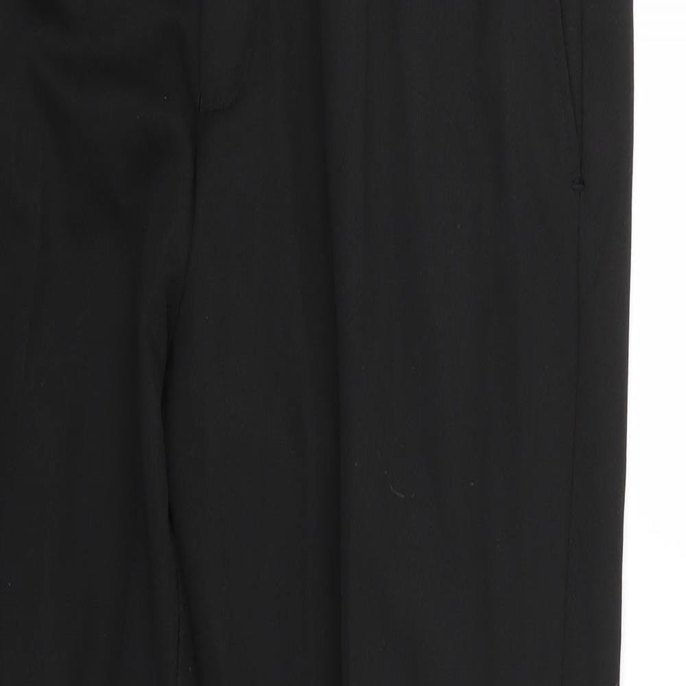 Burton Mens Black   Trousers  Size 36 L30 in
