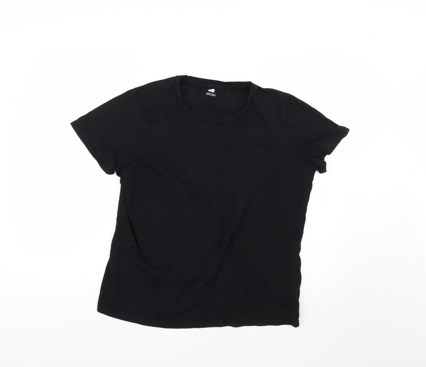 F&F Womens Black   Basic T-Shirt Size 16