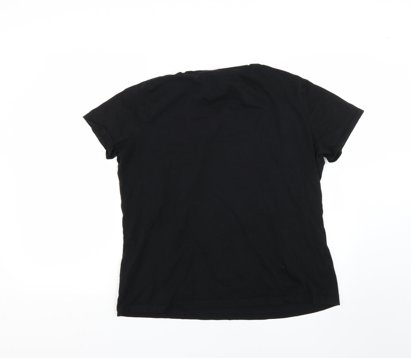 F&F Womens Black   Basic T-Shirt Size 16