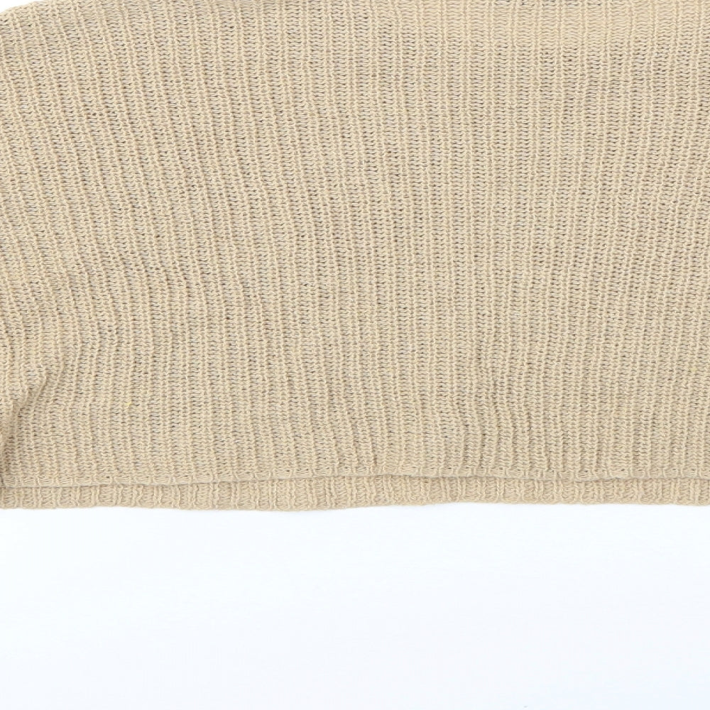 PRETTYLITTLETHING Womens Brown   Pullover Jumper Size M