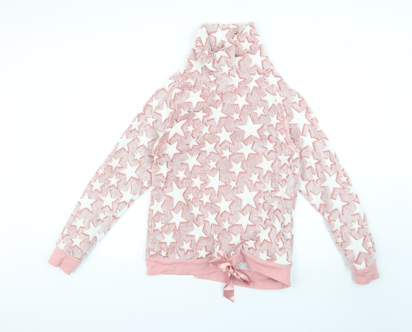 ESMARA Womens Pink Geometric  Top Pyjama Top Size 10