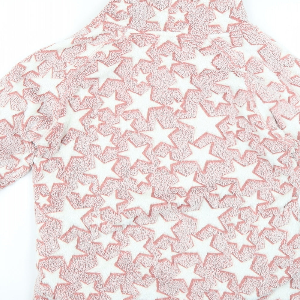 ESMARA Womens Pink Geometric  Top Pyjama Top Size 10