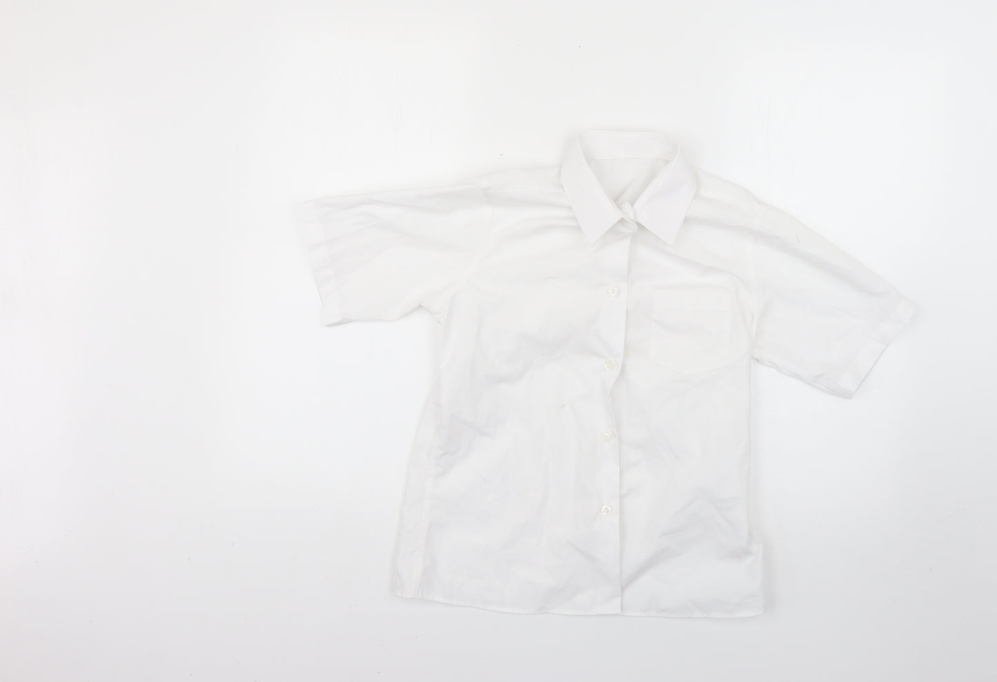 TU Boys White   Basic Button-Up Size 12 Years