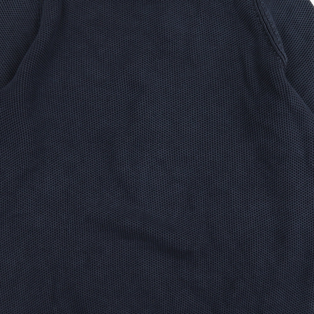 Superdry Mens Blue  Knit Pullover Jumper Size 2XL