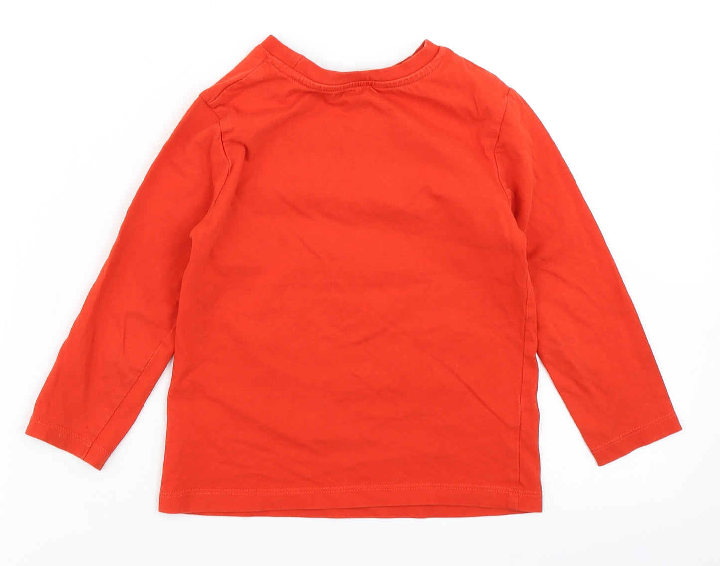 George Boys Red   Basic T-Shirt Size 3-4 Years