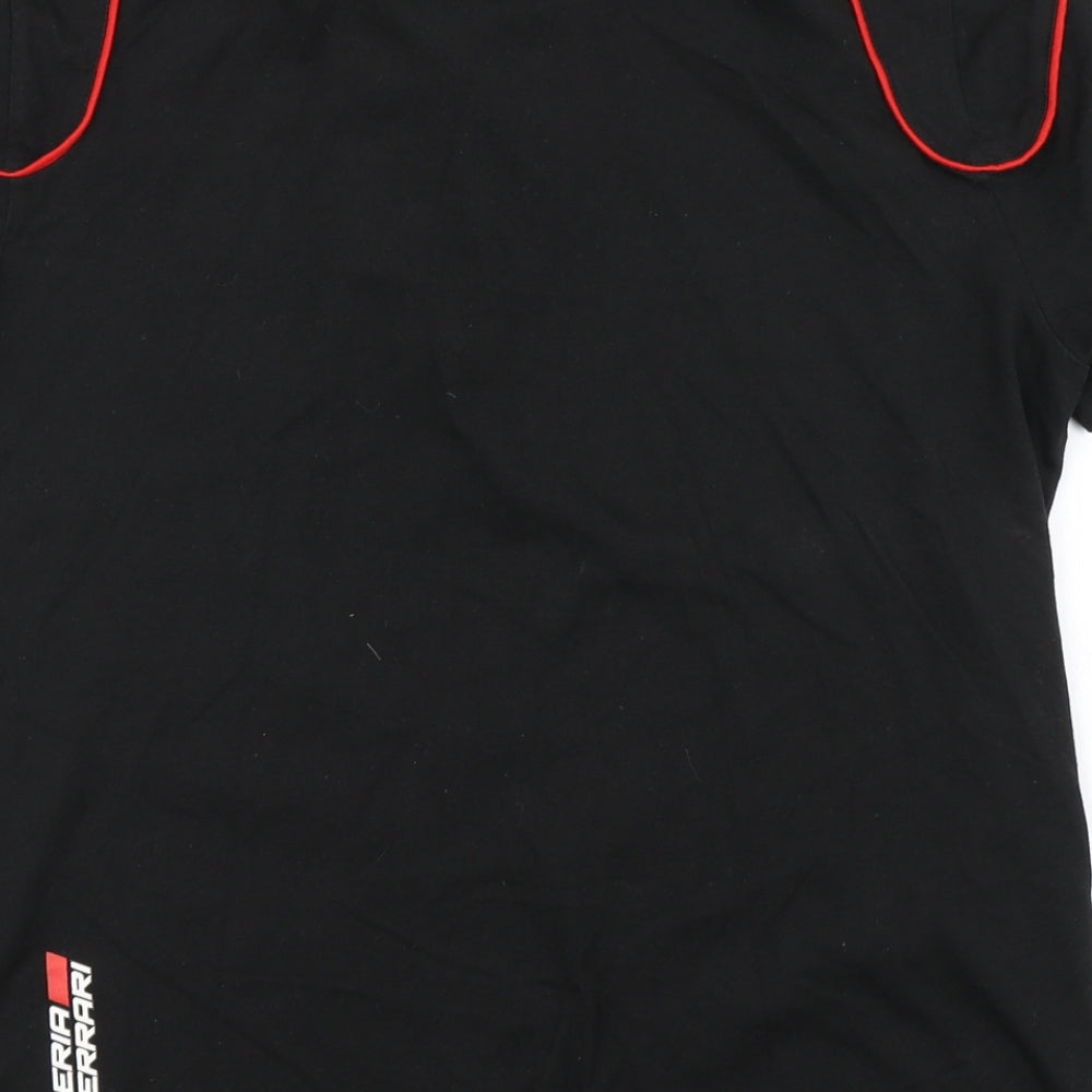 PUMA Mens Black    Polo Size M  - Ferrari