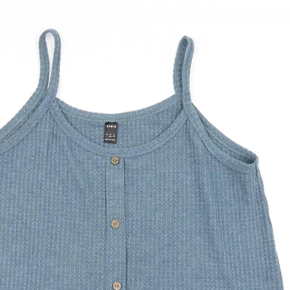 SheIn Womens Blue   Camisole T-Shirt Size 12