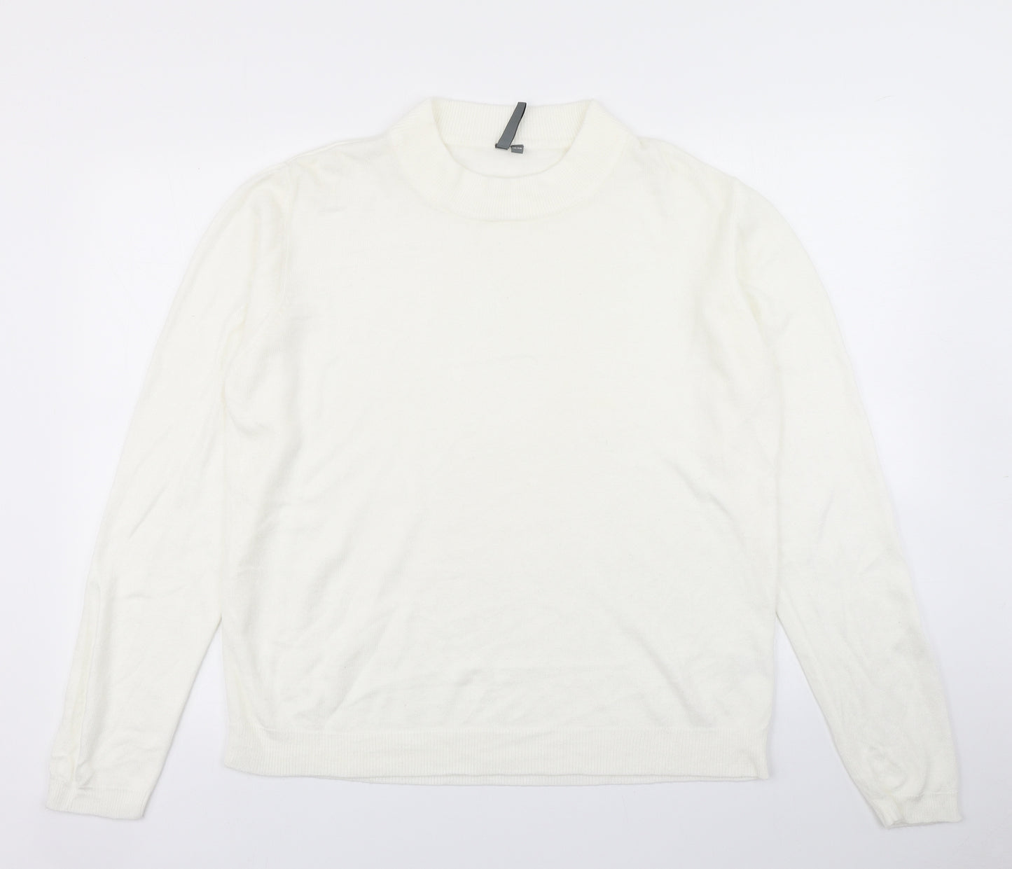 Originals Womens White  Knit Pullover Jumper Size 16