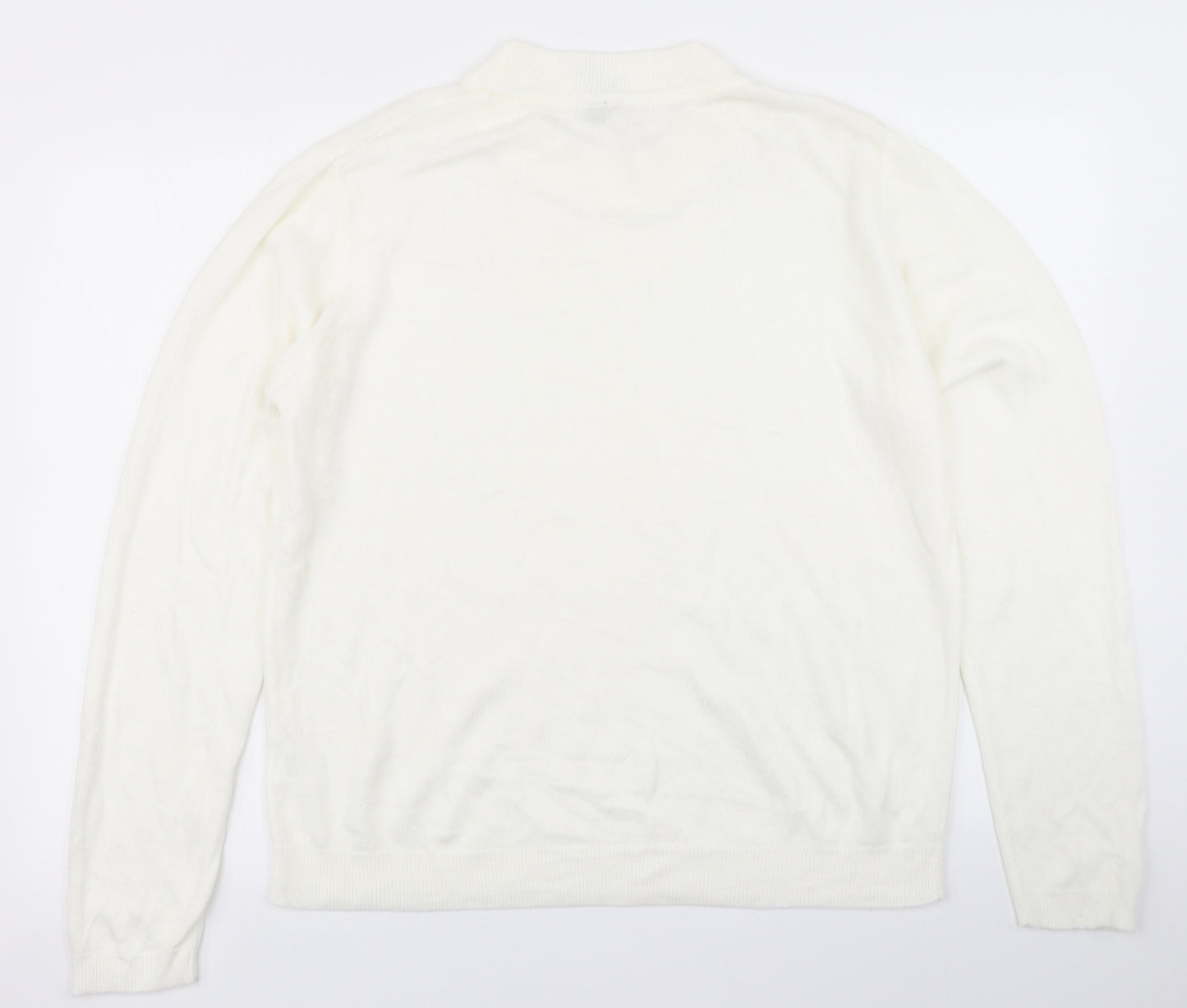 Originals Womens White  Knit Pullover Jumper Size 16