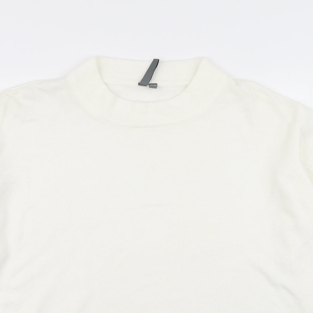 Originals Womens White  Knit Pullover Jumper Size 16