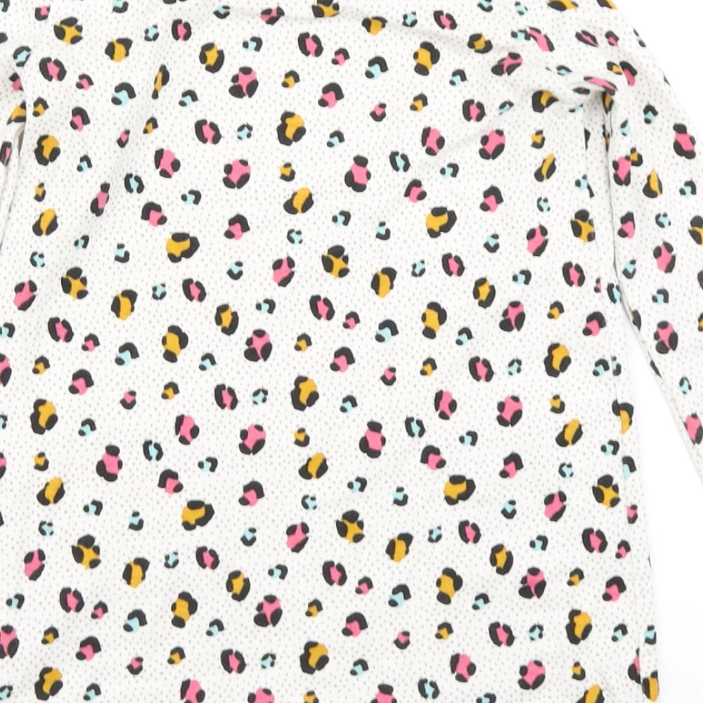 F&F Girls White Animal Print  A-Line  Size 4-5 Years