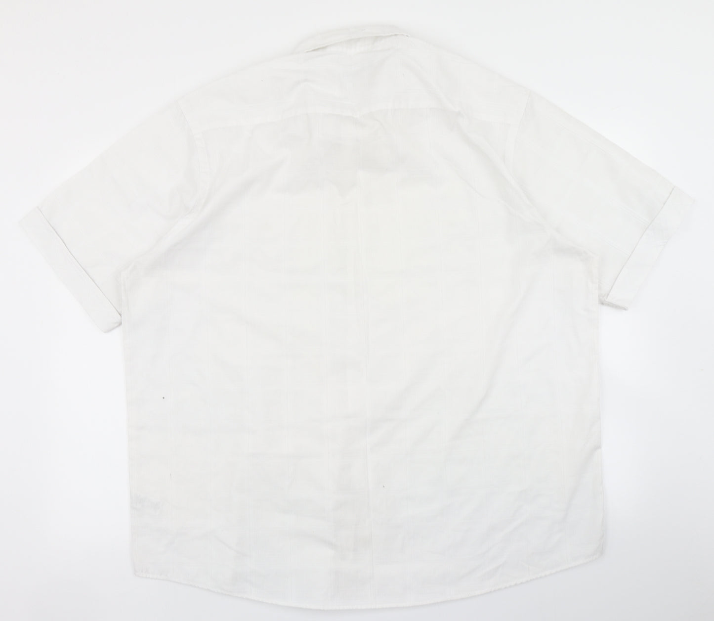 George Mens White    Button-Up Size 2XL