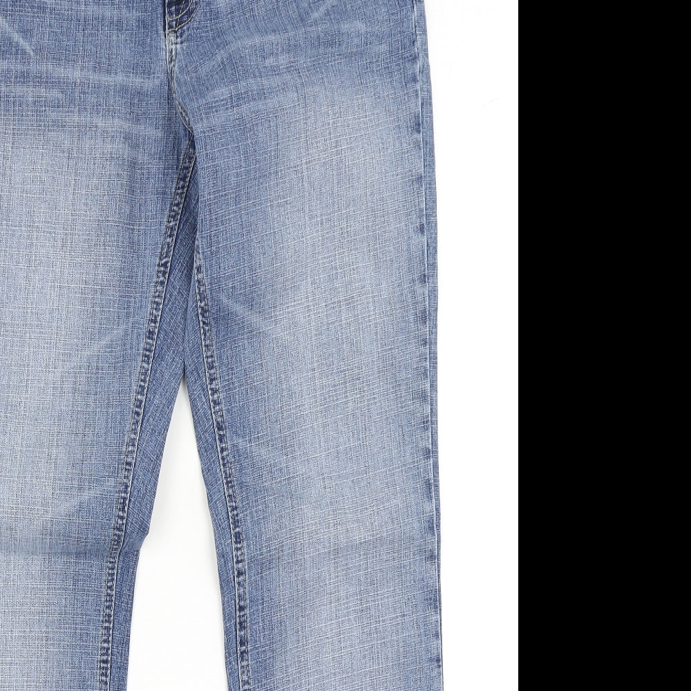 Denim Co Womens Blue  Denim Bootcut Jeans Size 14 L30 in