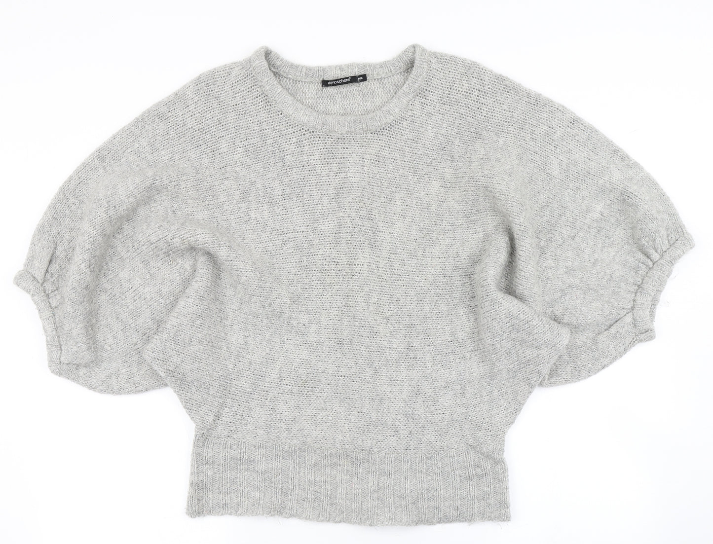 Atmosphere Womens Grey  Knit Pullover Jumper Size 8